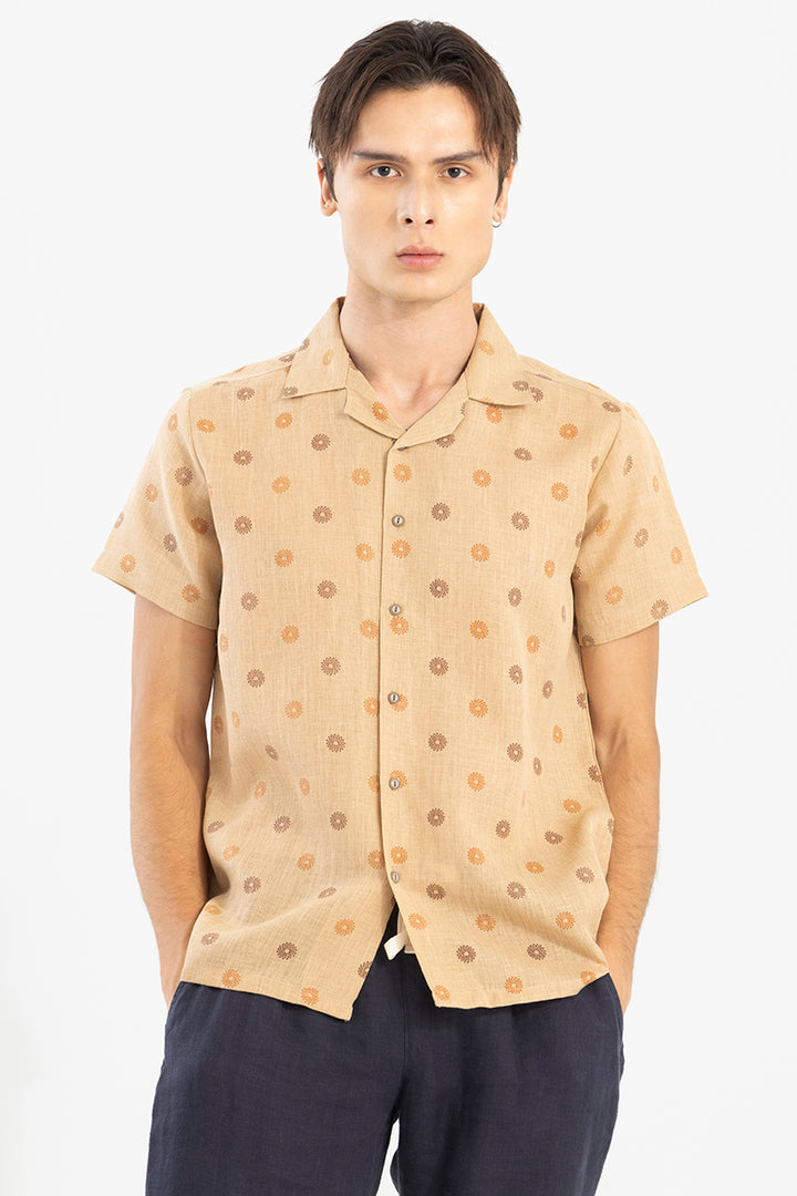 Diamond Circle Beige Shirt