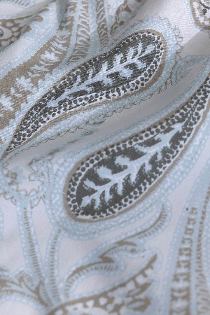 Regal Paisley Grey Shirt