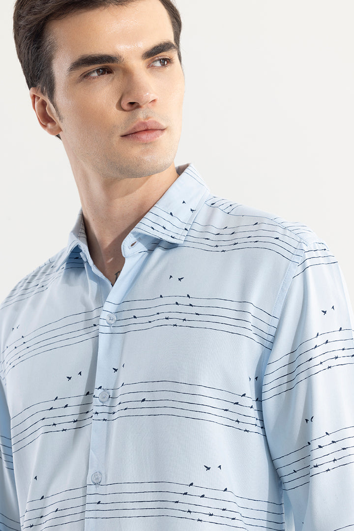 String Sparrow Blue Shirt