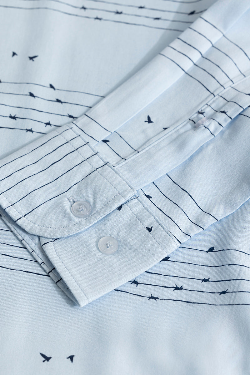 String Sparrow Blue Shirt