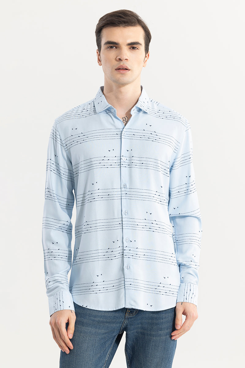 String Sparrow Blue Shirt