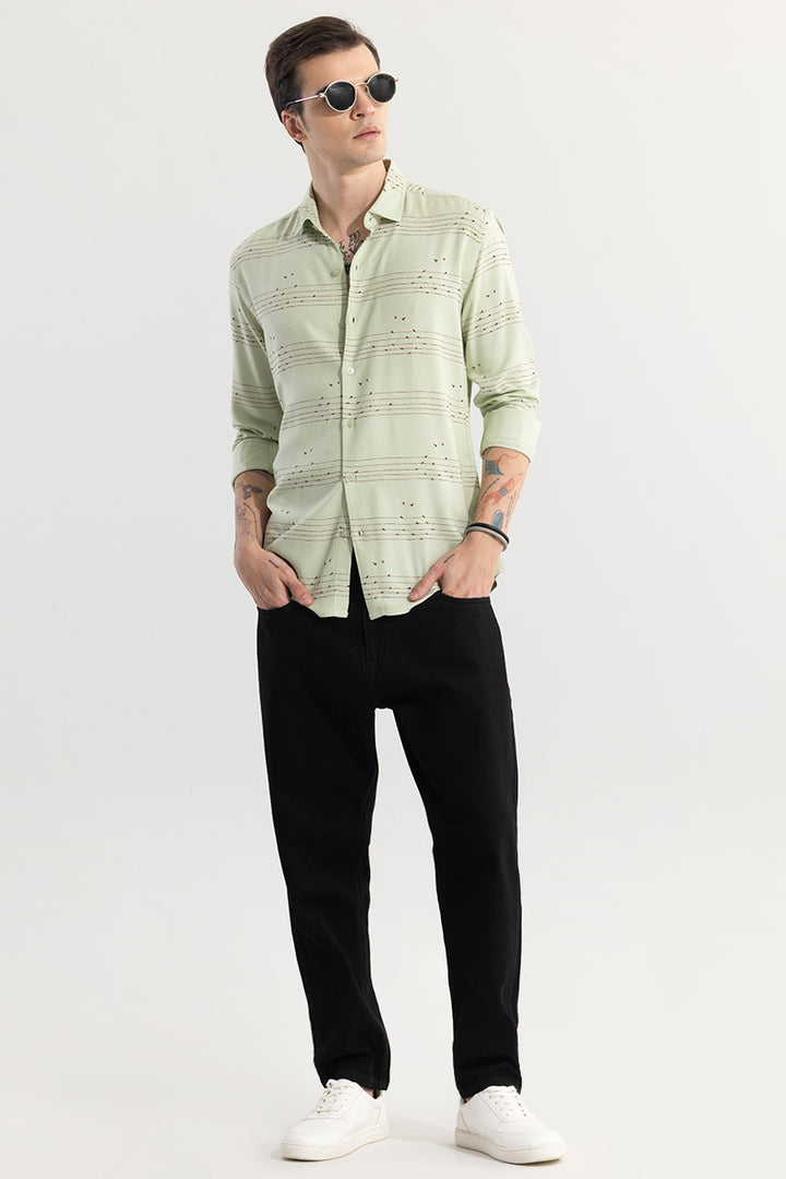 String Sparrow Green Shirt