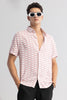 Up Down Abstract Pink Shirt