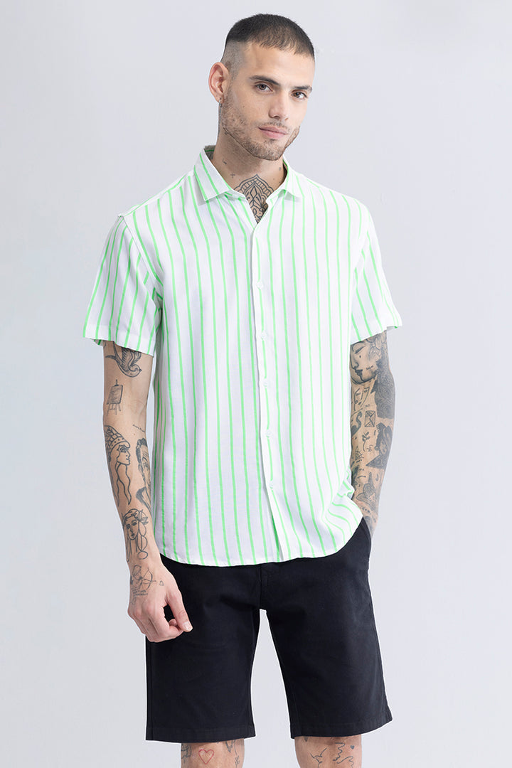 Stripe Vibe Green Shirt