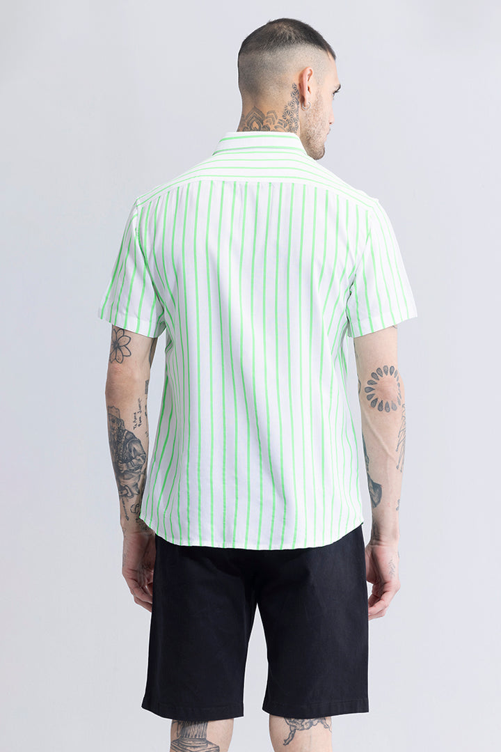 Stripe Vibe Green Shirt