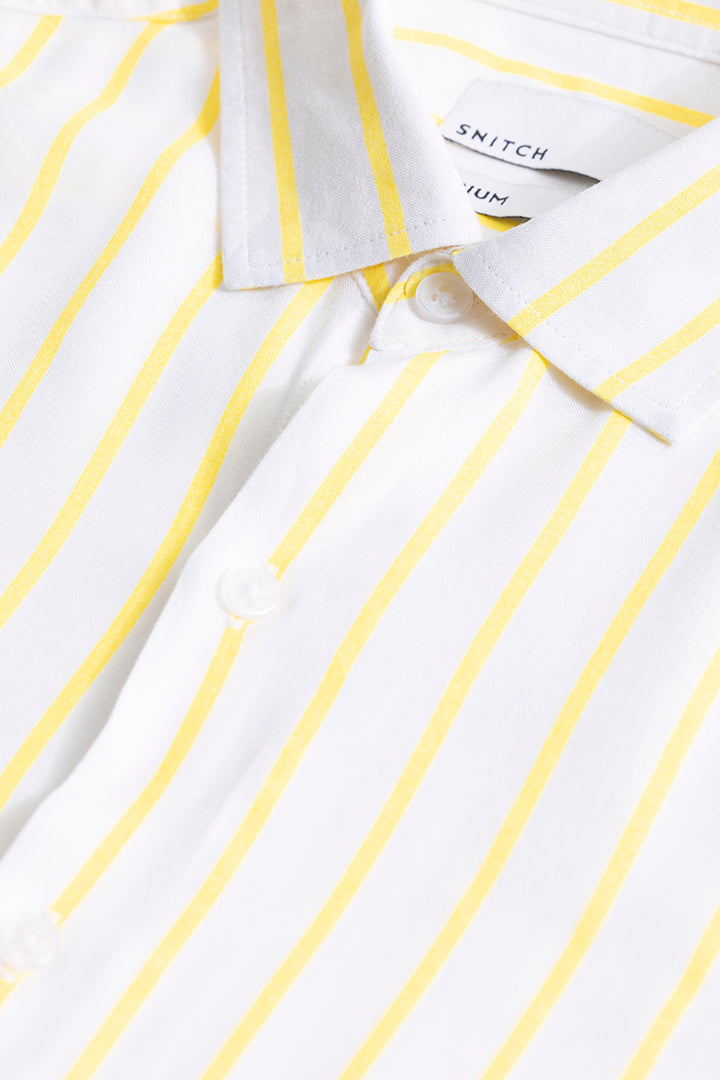 Stripe Vibe Yellow Shirt