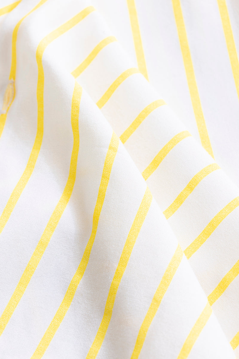 Stripe Vibe Yellow Shirt