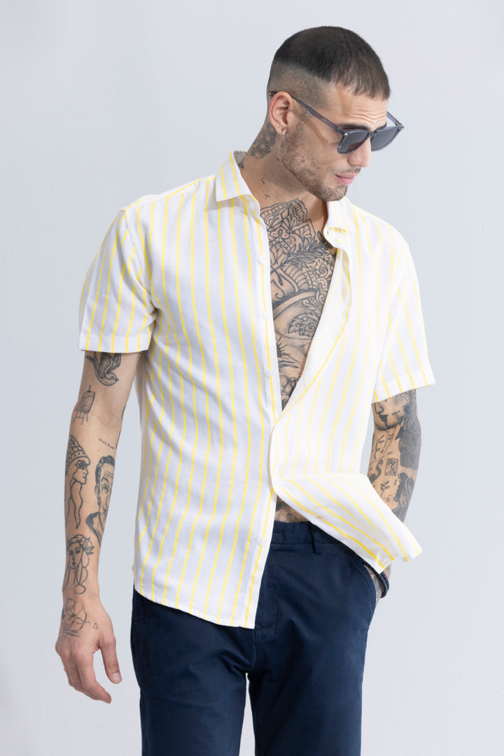 Stripe Vibe Yellow Shirt