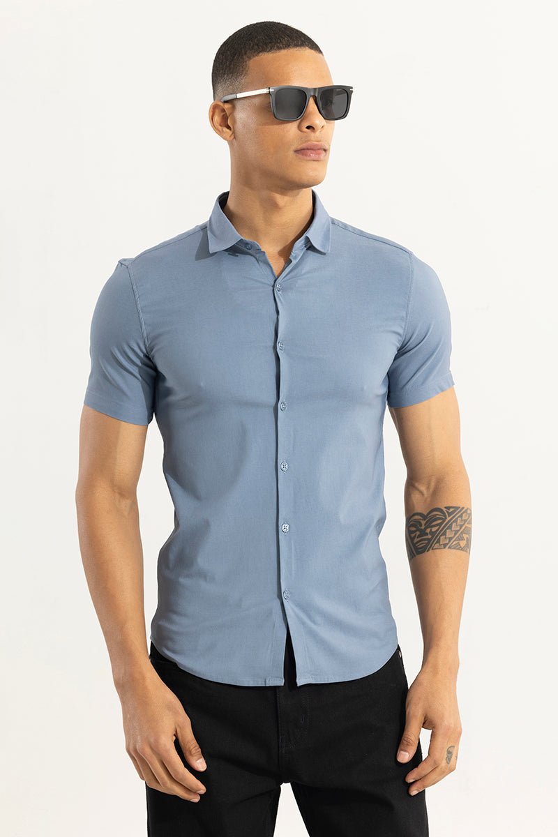 Flexit Stone Blue Shirt