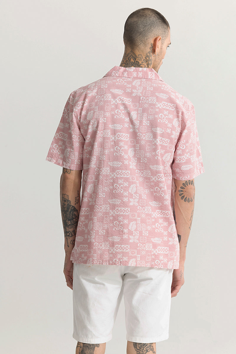 Acacia Pink Seersucker Shirt