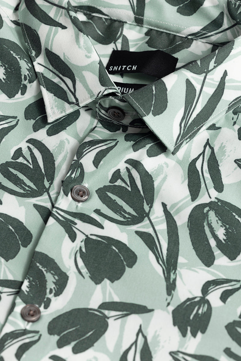 Fusion Leaf Green Shirt