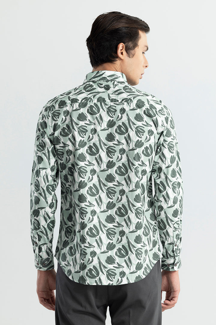 Fusion Leaf Green Shirt