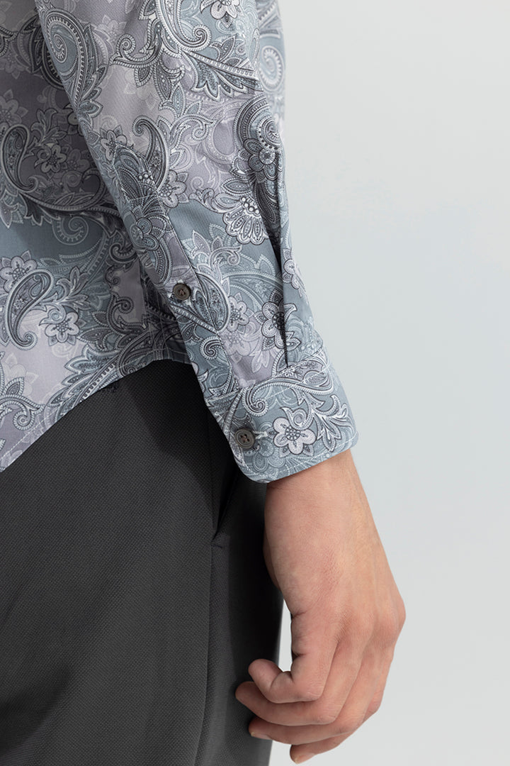 Antic Paisley Dark Grey Shirt