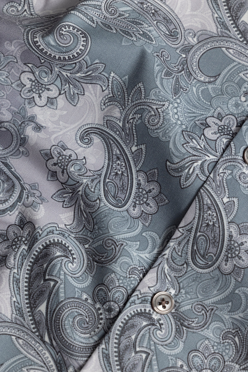 Antic Paisley Dark Grey Shirt