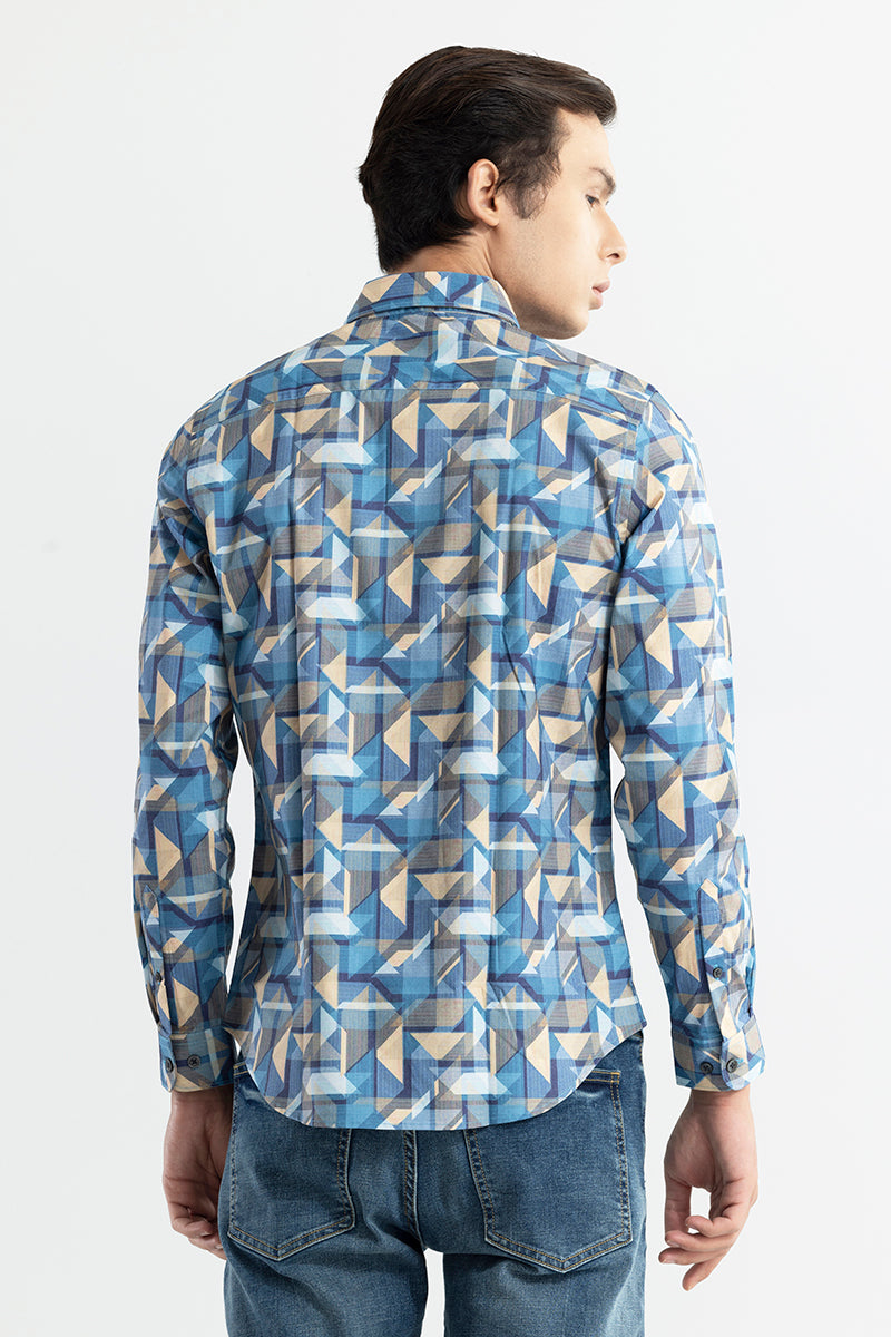 Tangle Triangle Blue Shirt