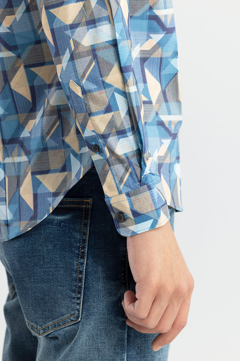 Tangle Triangle Blue Shirt