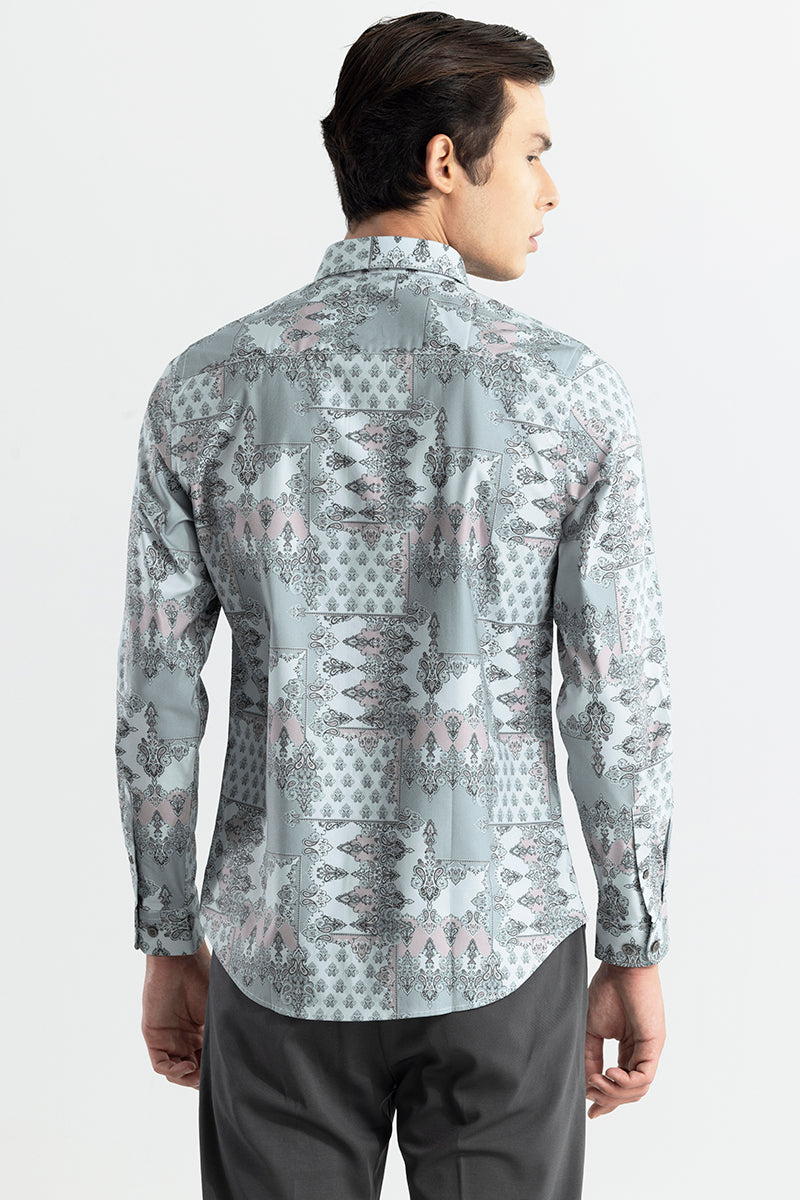 Classical Design Grey Shirt