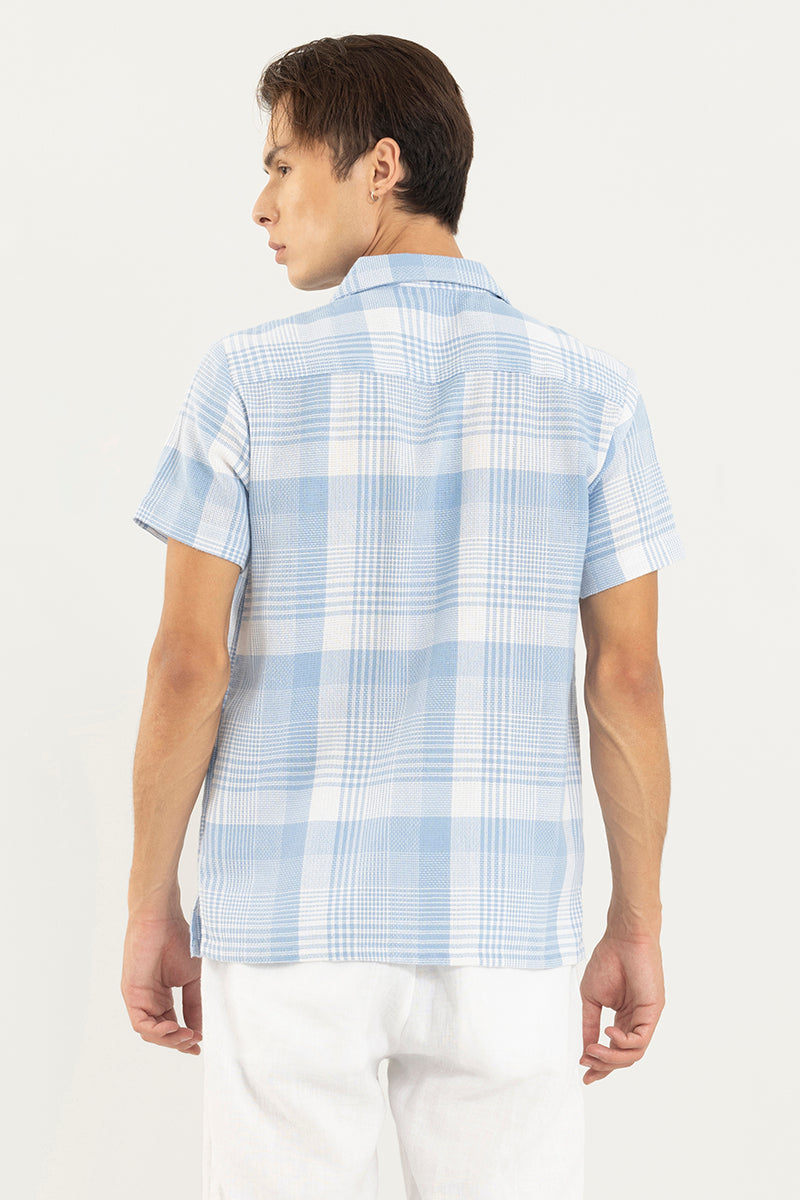 Astral Weave Check Blue Shirt