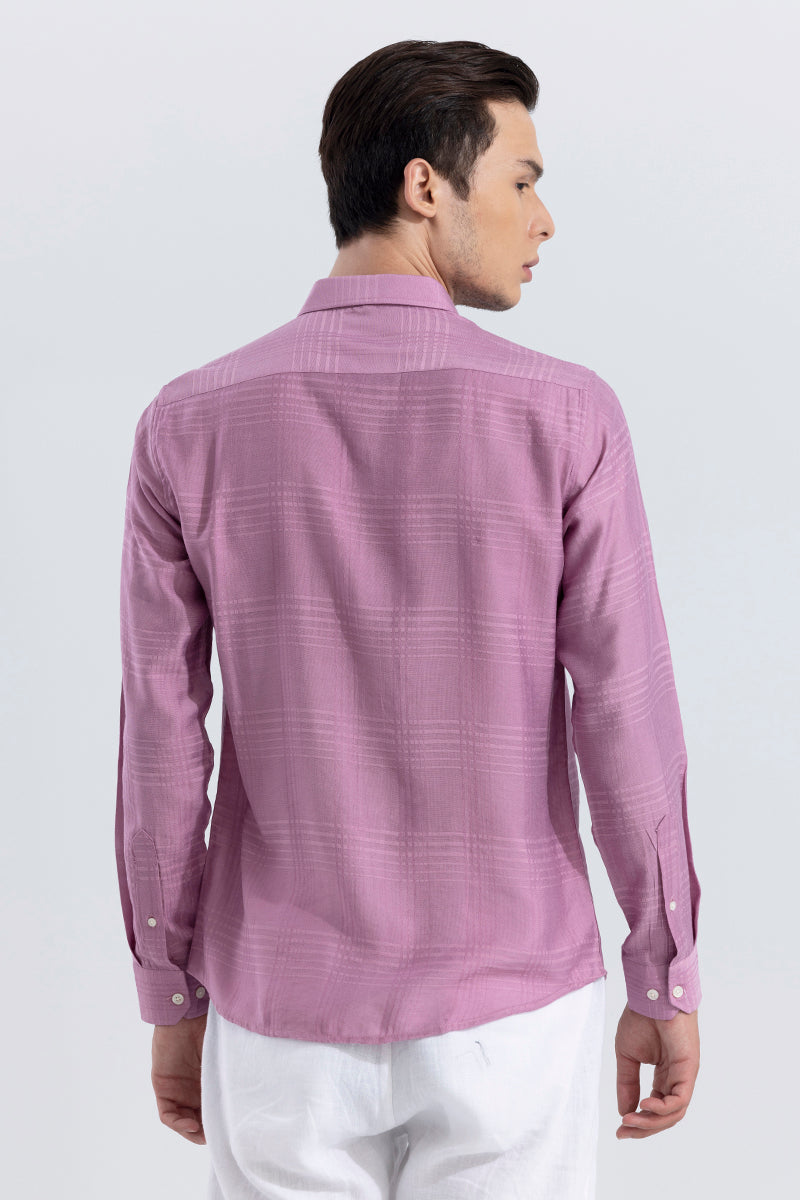 Self Checker Pink Shirt