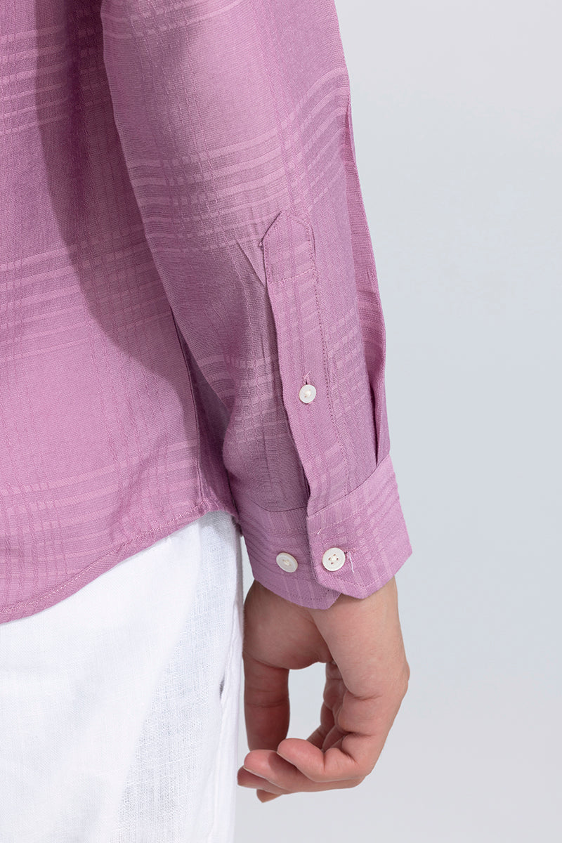 Self Checker Pink Shirt