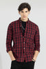 Modest Check Burgundy Shirt