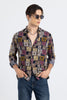 Nomadic Fish Print Brown Shirt