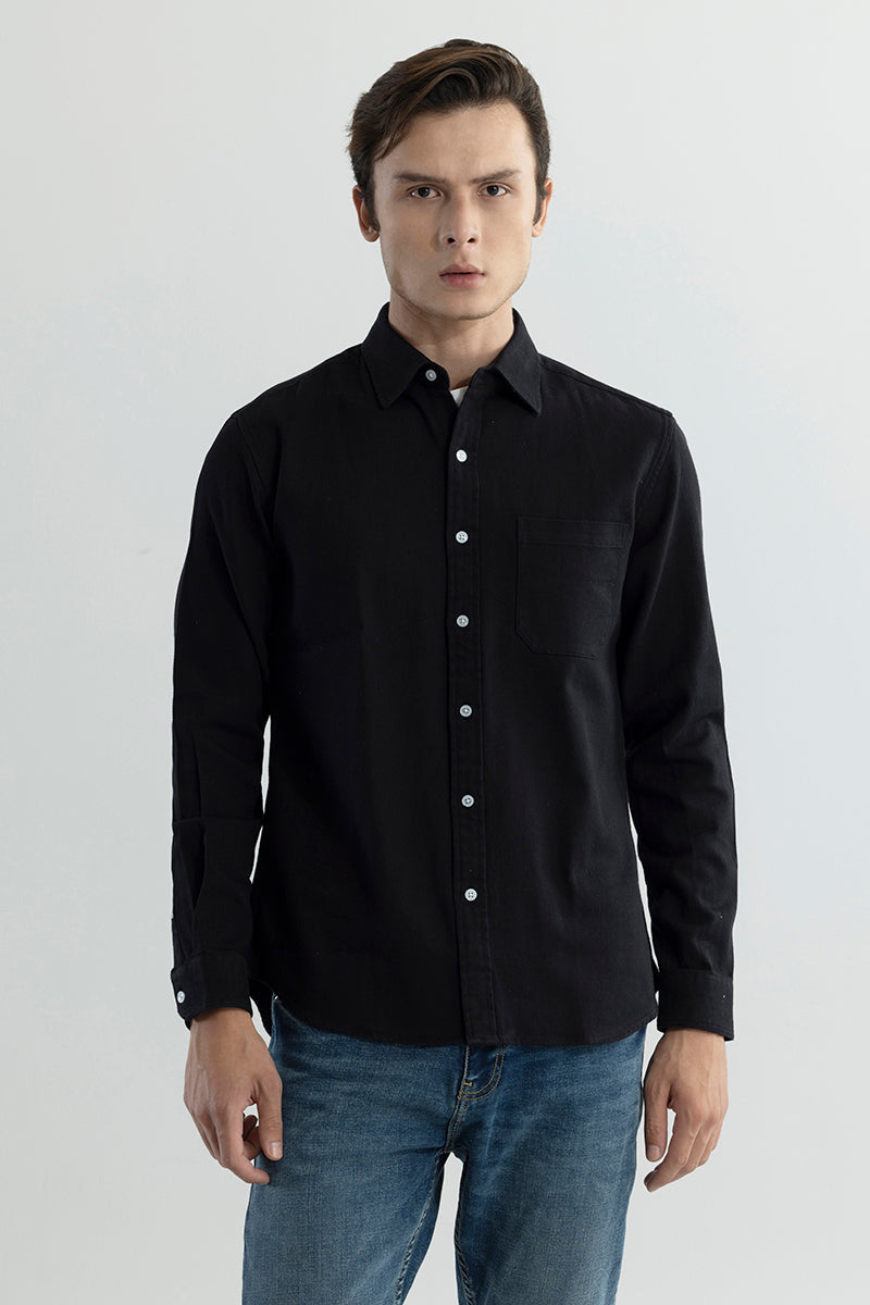 Buy Men's Axton Black Shirt Online | SNITCH