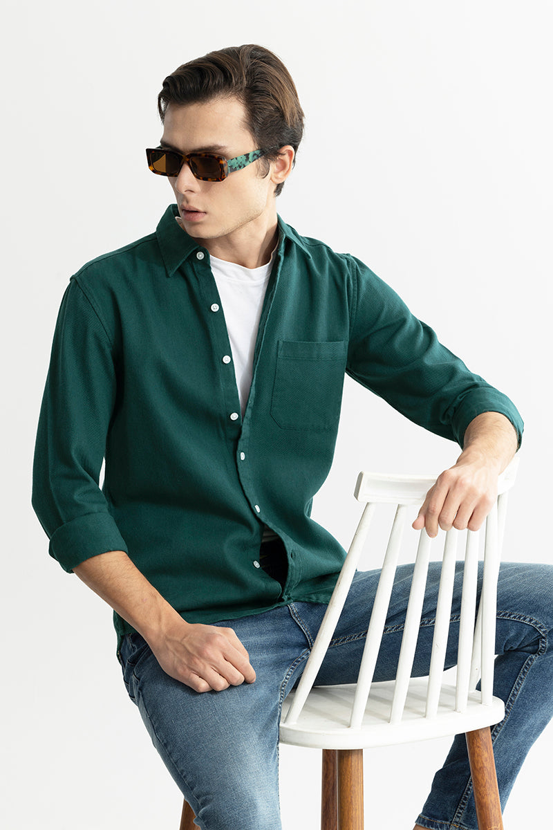 Axton Forest Green Shirt