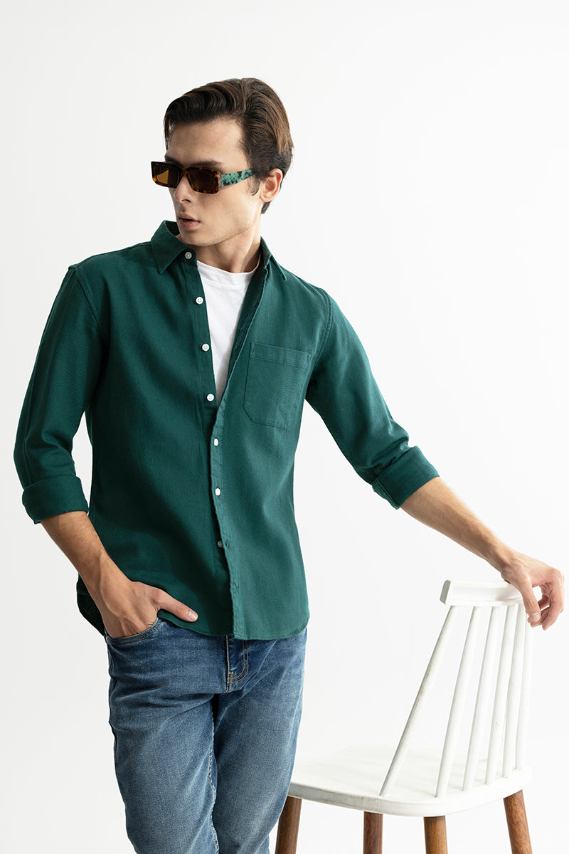 Axton Forest Green Shirt