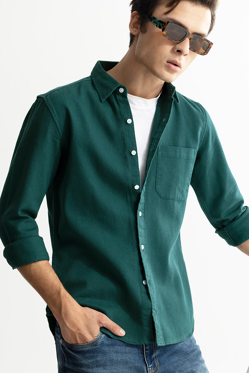 Axton Forest Green Shirt