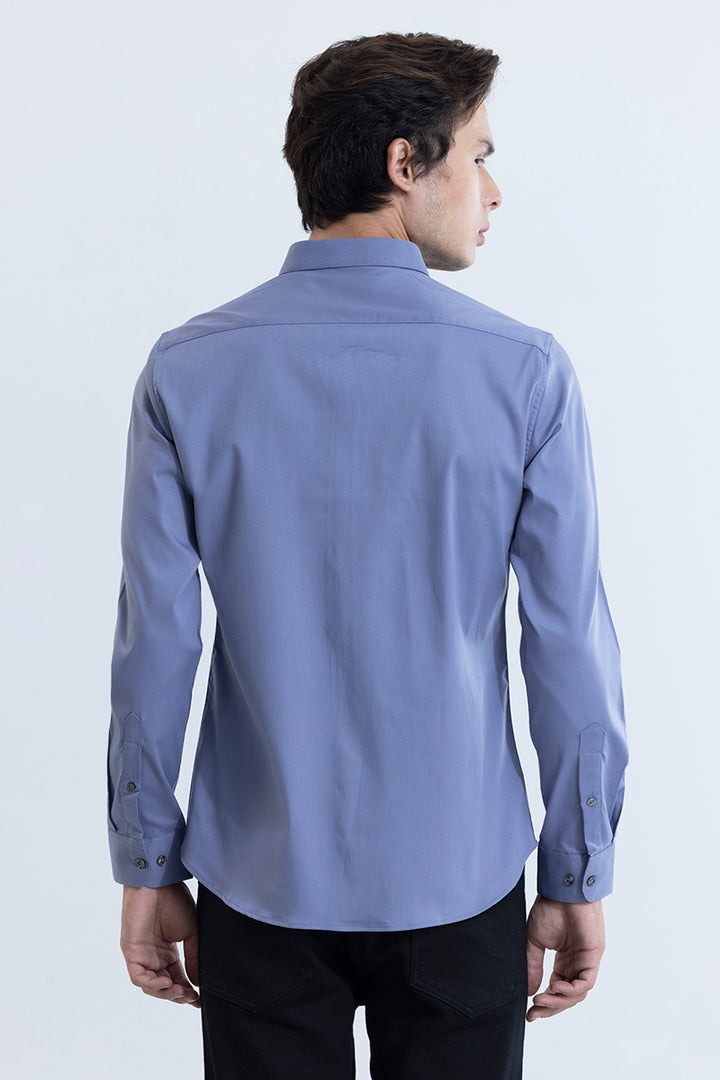 Folksy Blue Shirt