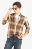 Versatility Check Brown Shirt