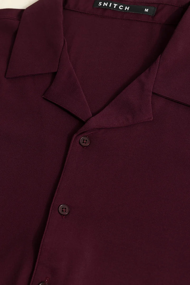 Jenzen Maroon Shirt