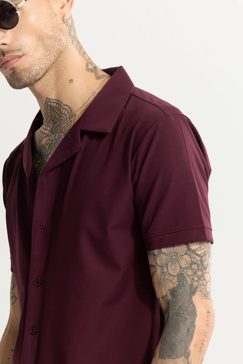 Jenzen Maroon Shirt