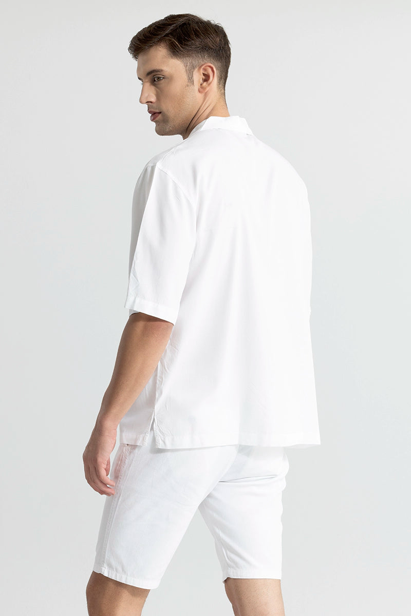 Mateo White Oversized Shirt