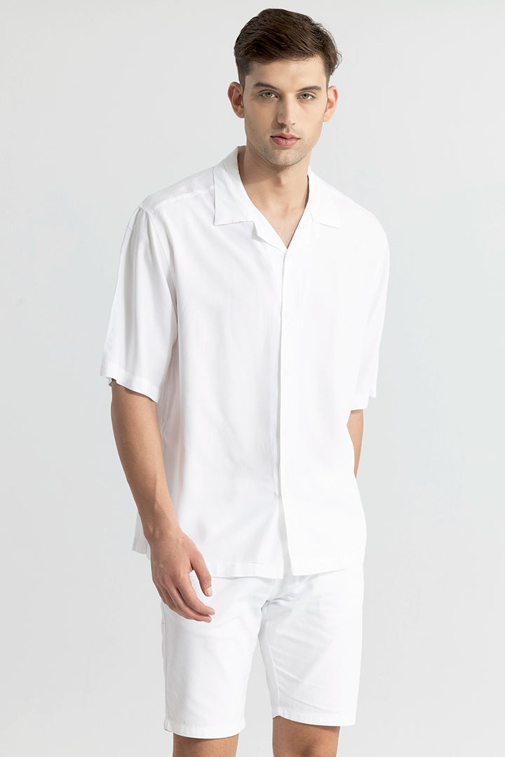 Mateo White Oversized Shirt