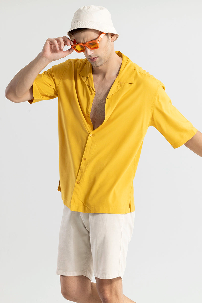 Mateo Yellow Oversized Shirt