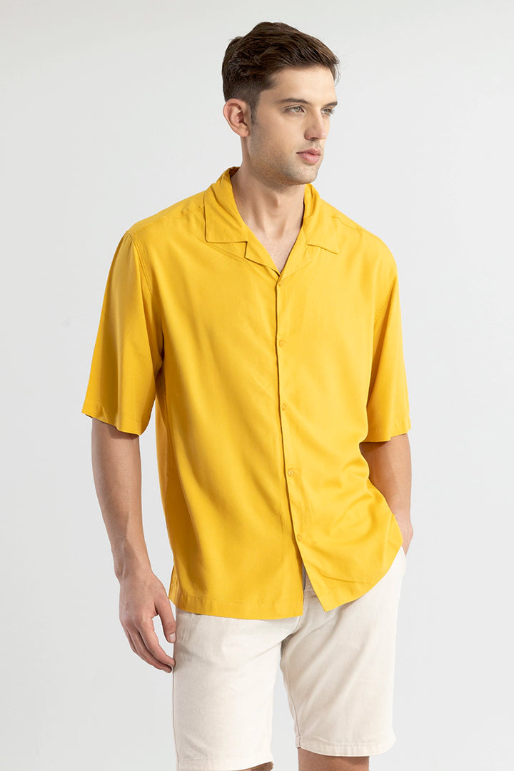 Mateo Yellow Oversized Shirt