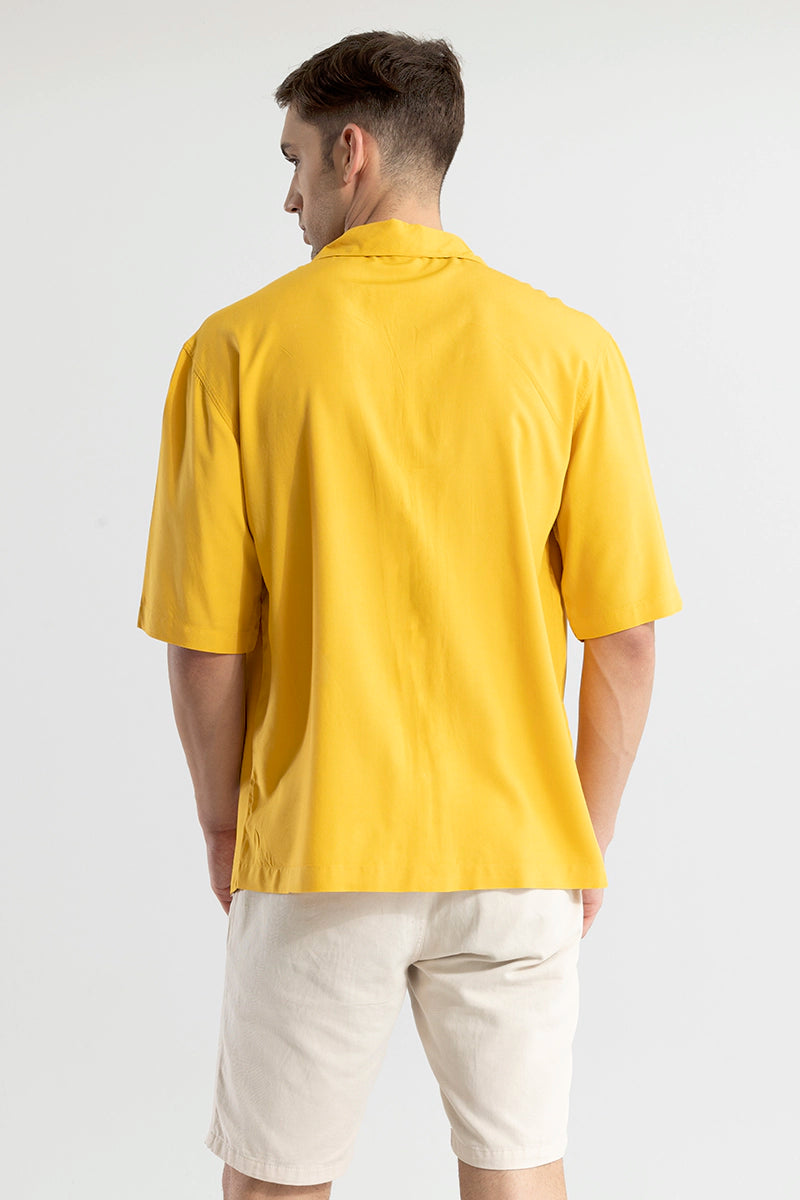 Mateo Yellow Oversized Shirt