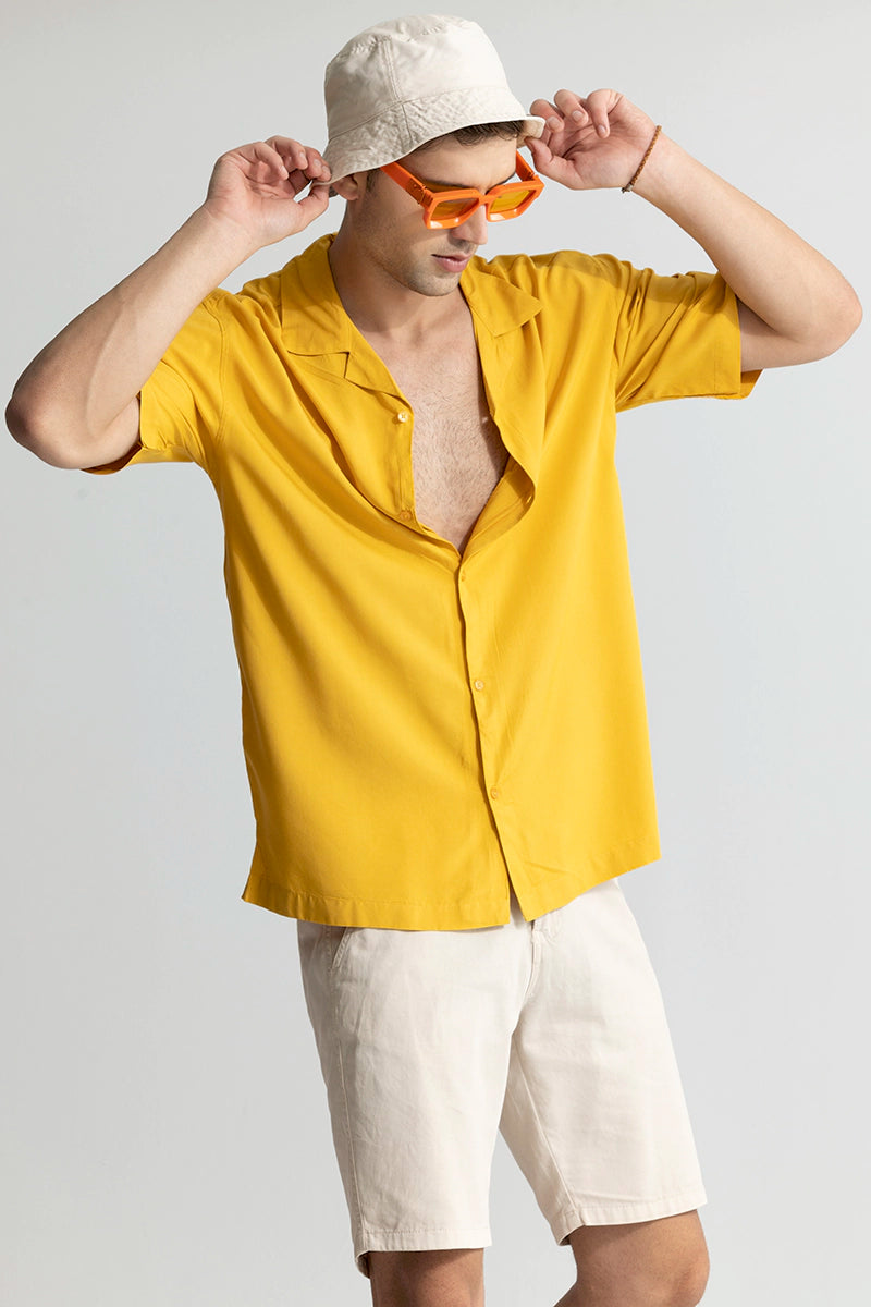 Mateo Yellow Oversized Shirt