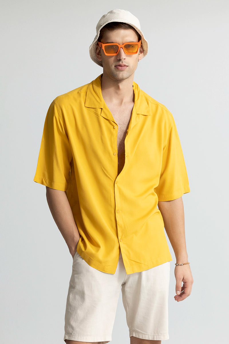 Mateo Yellow Oversized Shirt