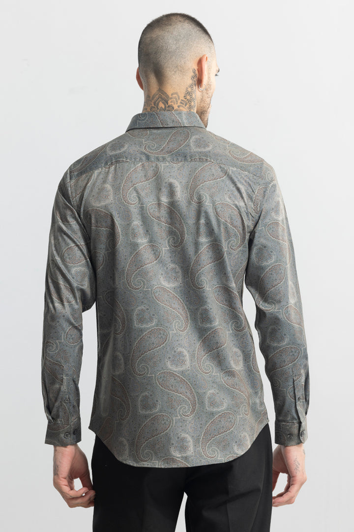 Cypress Paisley Green Shirt