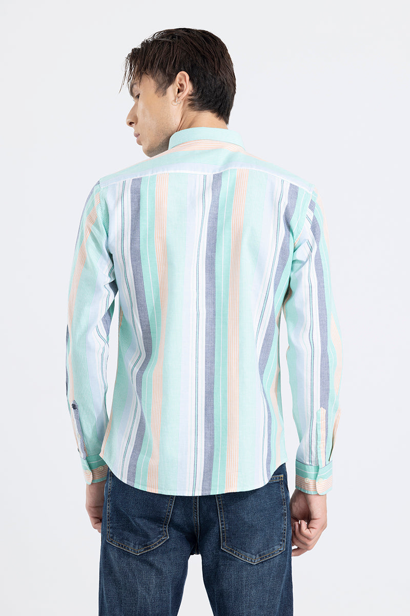 Striped Essence Green Shirt