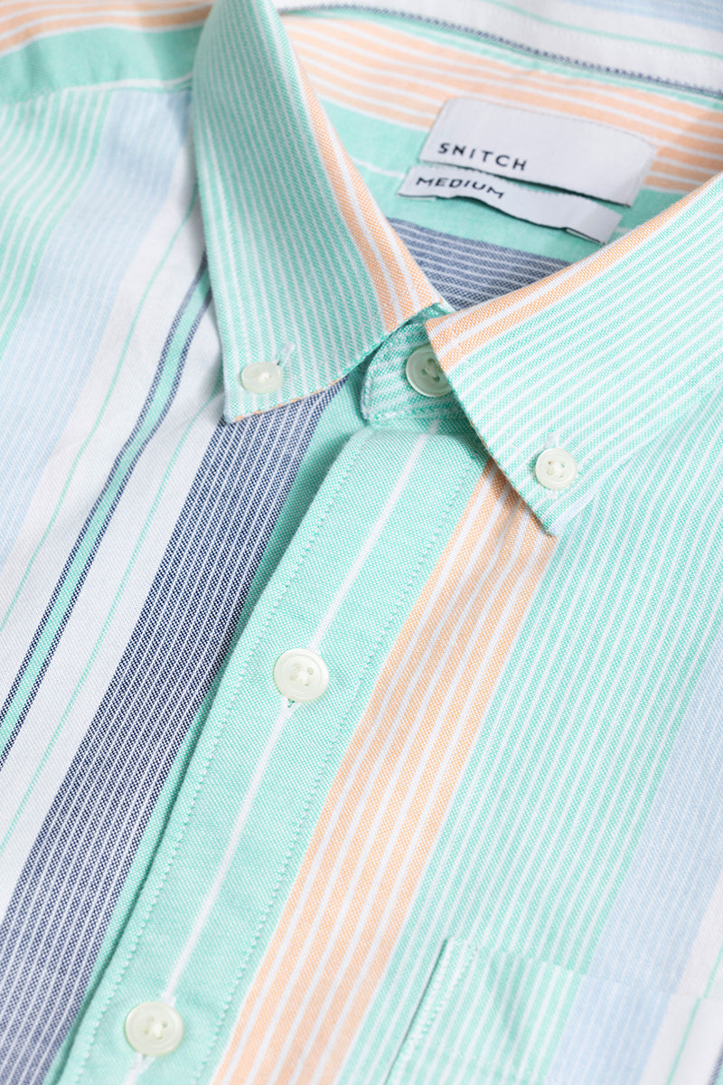 Striped Essence Green Shirt