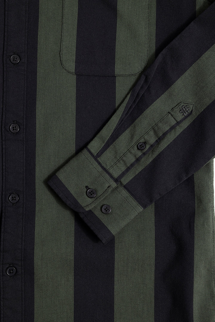 Reef Stripe Green Shirt