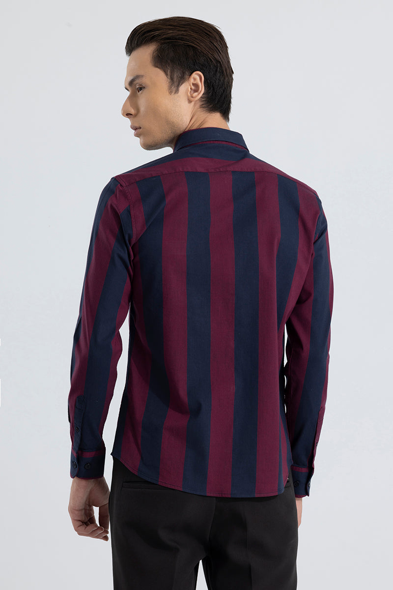 Reef Stripe Red Shirt