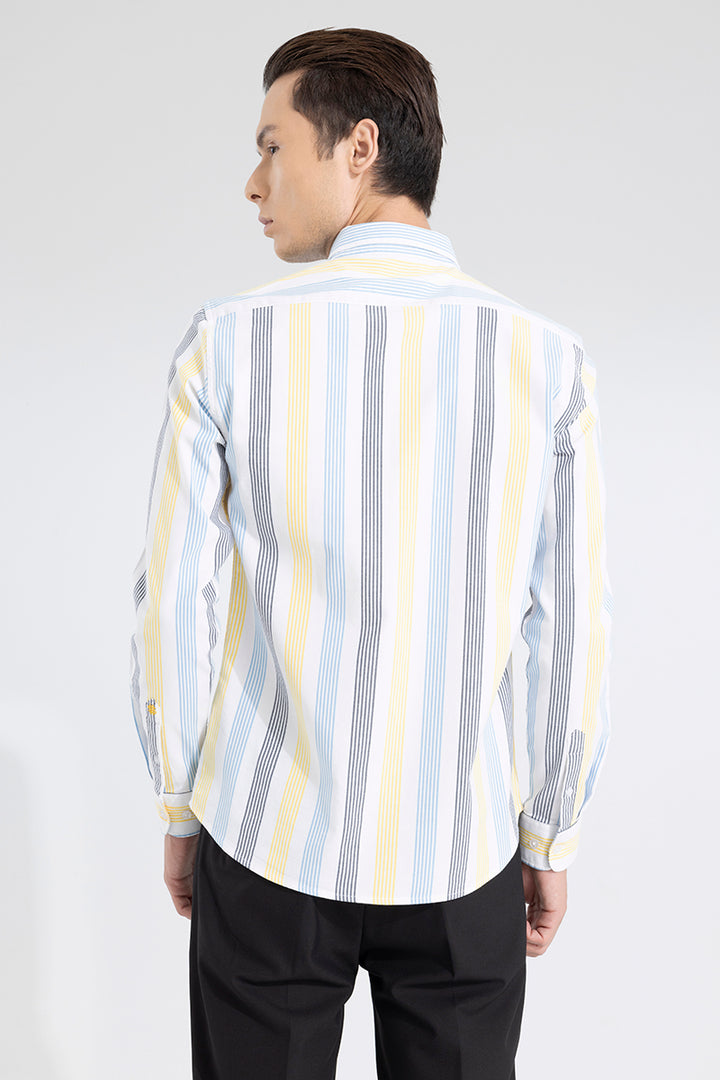 Zenith Stripe White Shirt