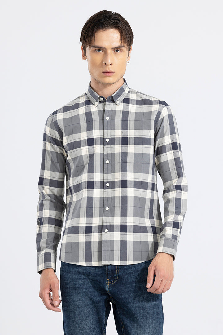 Harbor Check Grey Shirt