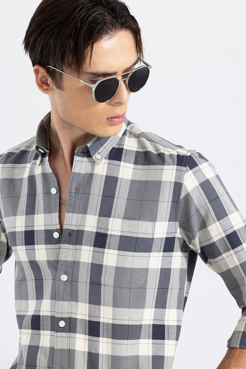 Harbor Check Grey Shirt