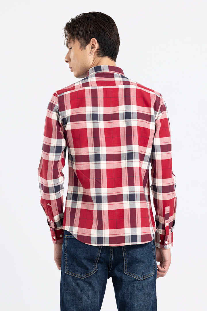 Harbor Check Red Shirt